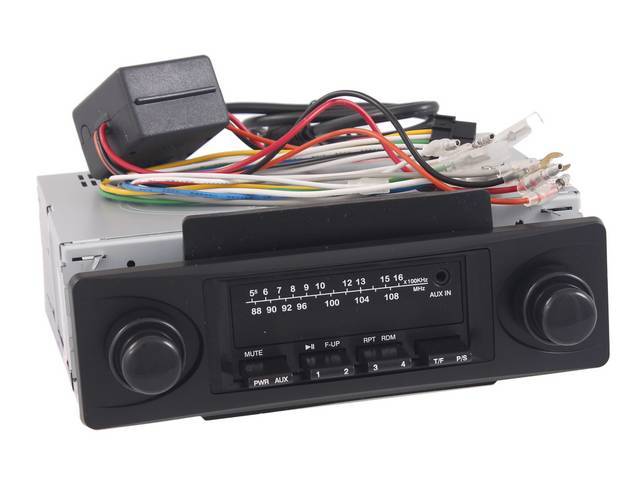 Radio, AM/FM W/ Front Auxiliary Input (for Ipod,