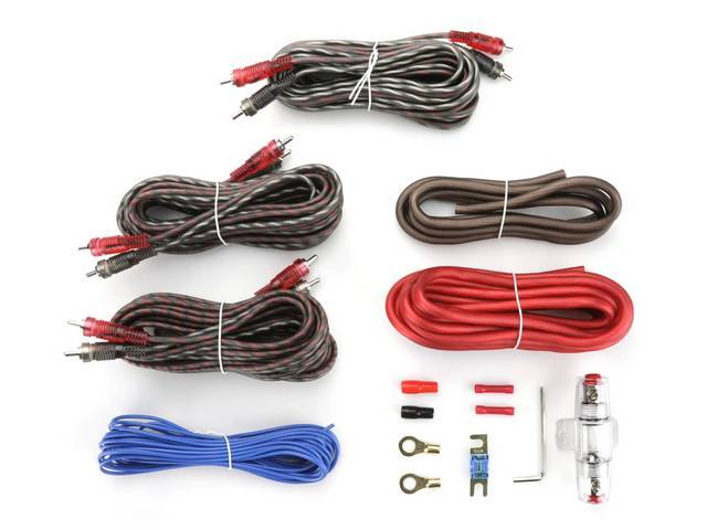 Amplifier Wiring Kit, 8 gauge, 5-channel 