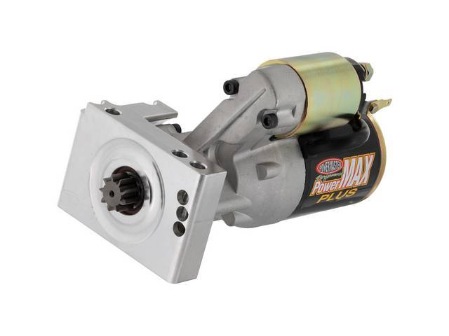 Starter, NEW, by Powermaster, PowerMAX Plus, 180 ft lbs torque, 14:1 max compression ratio, staggered mount, 168 tooth flywheel, 10.75 lbs