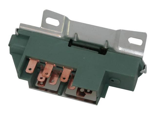 SWITCH BLOCK, Ignition, correct green color, repro