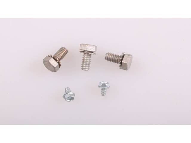 Ignition Wire Shields Fastener Kit, 5-piece, OE Correct AMK Products reproduction for (71-76)