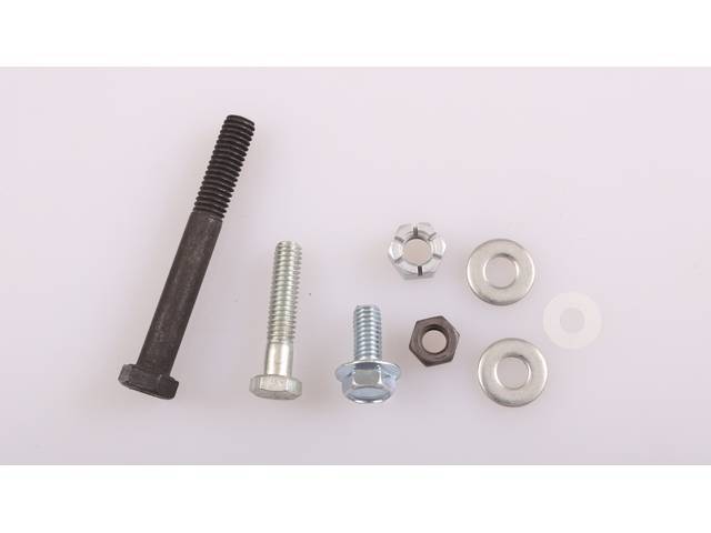 Alternator Fastener Kit, 7-piece kit, OE Correct AMK Products reproduction for (1970)