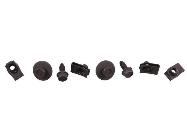 FASTENER KIT, Battery Tray, (8) Incl HXWA AB screws, HX CONI SEMS and u-nuts