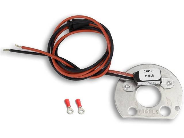 IGNITOR, Delco Single Point Distributor, converts to electronic ignition for (55-62)