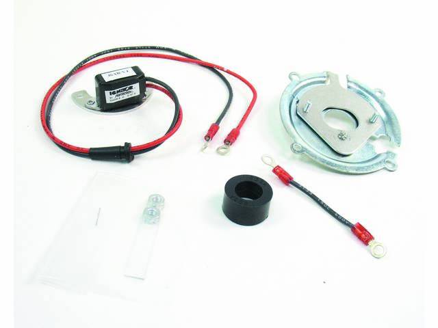 IGNITOR, Delco Single Point Distributor, converts to electronic ignition for (63-74)