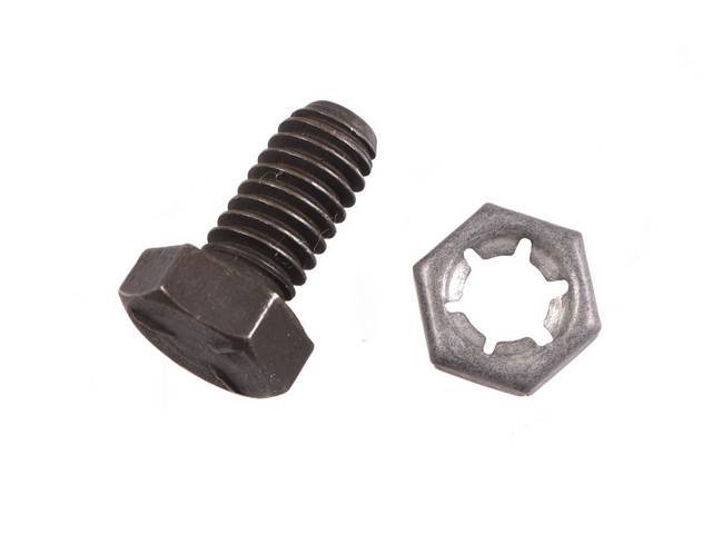 Brake Light Switch Striker Fastener Kit, 2-pc OE Correct AMK Products reproduction for (68-72)