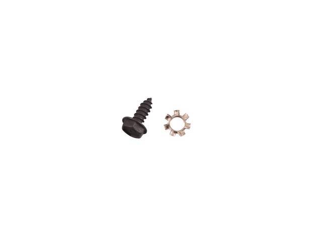 Flasher Bracket Fastener Kit, 2-piece kit, OE Correct AMK Products reproduction for (70-72)