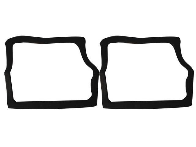 Tail Light Bezel To Body Gasket Set, Reproduction for (68-69)