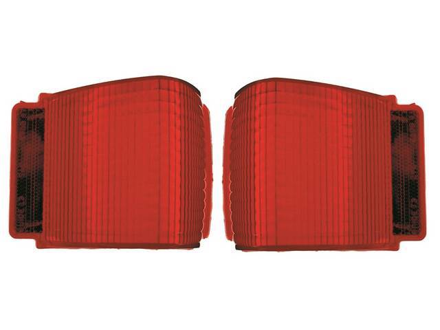 LENS SET, Tail Light, US-made OE Correct Repro