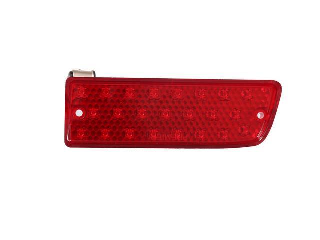 LED Tail Light Lens, LH, Reproduction for (1964)