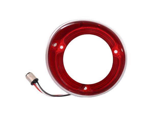 LED Tail Light Lens, LH, Reproduction for (1971)