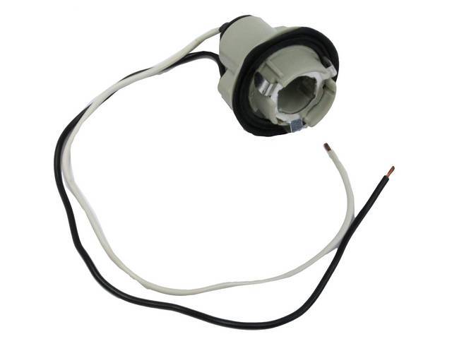 SOCKET, Repair, Back Up / Corner / Turn Signal, uses bulb U-L1156, Repro