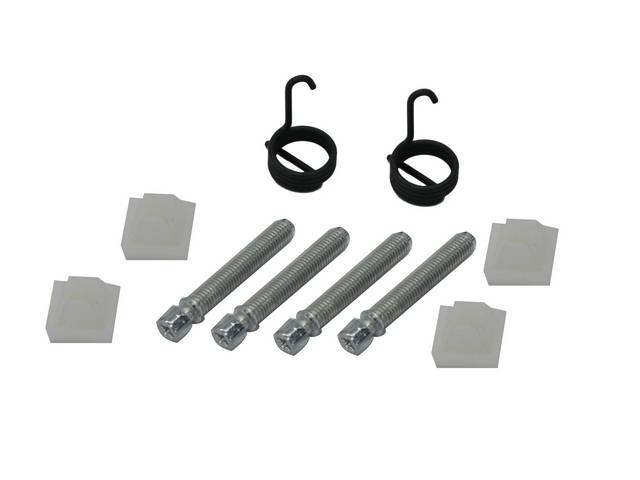 FASTENER KIT, Head Light Adjusters, (10) Incl Screws, Nylon Nuts and Springs, OE-correct repro