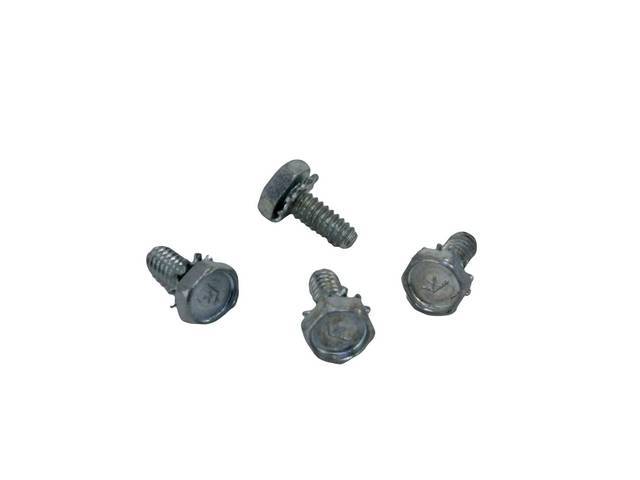 FASTENER KIT, Head Light Cover Bumper Brackets, (4) incl HX ext SEMS