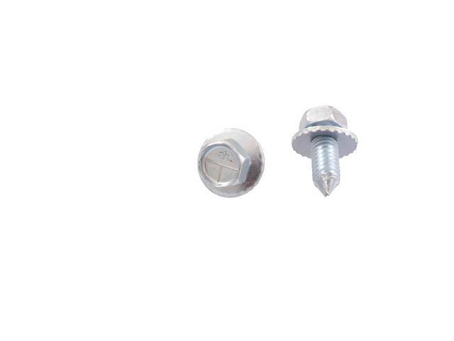 Horn Fastener Kit, 2-pc, OE Correct AMK Products reproduction for (67-69)