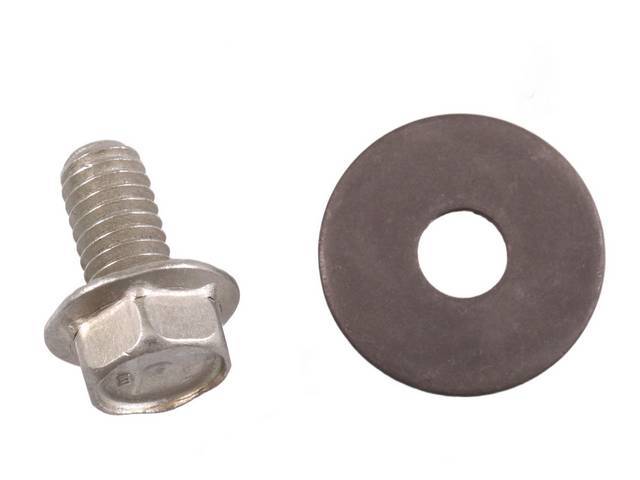 High Note Horn Fastener Kit, 2-pc, OE Correct AMK Products reproduction for (73-77)