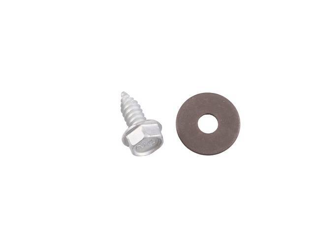 Low Note Horn Fastener Kit, 2-pc, OE Correct AMK Products reproduction for (78-81)