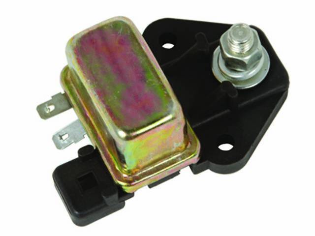 RELAY AND JUNCTION BLOCK, Horn, provides positive battery cable junction as well as horn relay, repro
