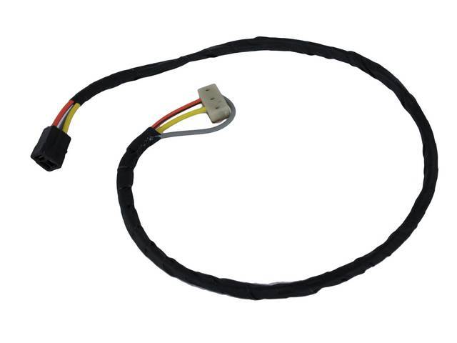 POWER FEED WIRE, Power Window, switch to dash harness for power window, power seat and power top, OE Style Repro