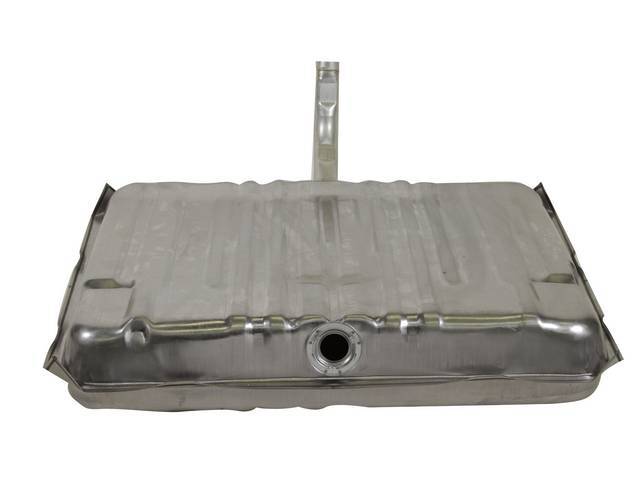 TANK, Fuel, 20 Gallon, US / Canadian-Made, 37 1/4 Inch X 30 Inch X 6 3/4 Inch size, incl filler neck, lock ring and gasket, Excellent Quality Repro