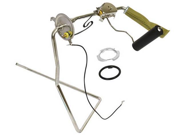 Fuel Tank Sending Unit (Sender Gauge), 3/8 inch OD, single feed w/o vent line, Reproduction for (74-75)
