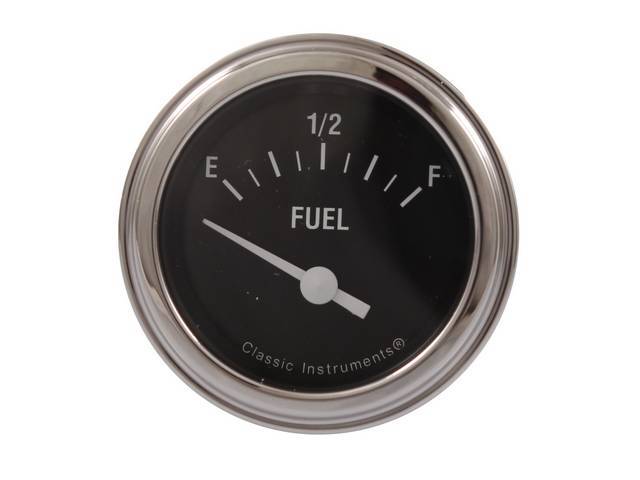 Gauge, Fuel Quantity, Classic Instruments, Hot Rod Series 