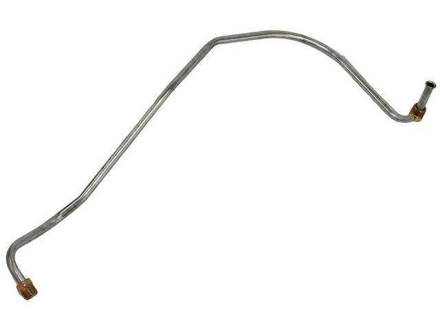 FUEL LINE, Pump To Carburetor, 3/8 Inch O.D., Carbon Steel (OE Style), 1 Piece, Repro