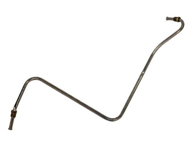 Fuel Line, Pump To Carburetor, 5/16 Inch O.D., Stainless Steel (Originals Were Carbon Steel), 1 Piece, reproduction