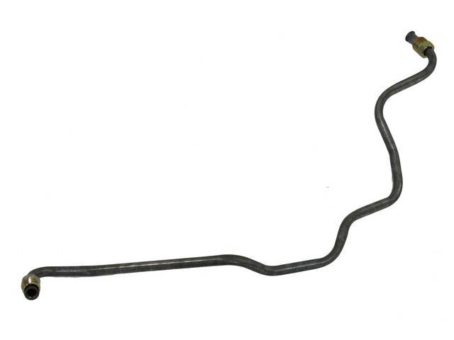 FUEL LINE, Pump To Carburetor, 3/8 Inch O.D., Carbon Steel (OE Style), 1 Piece, Repro