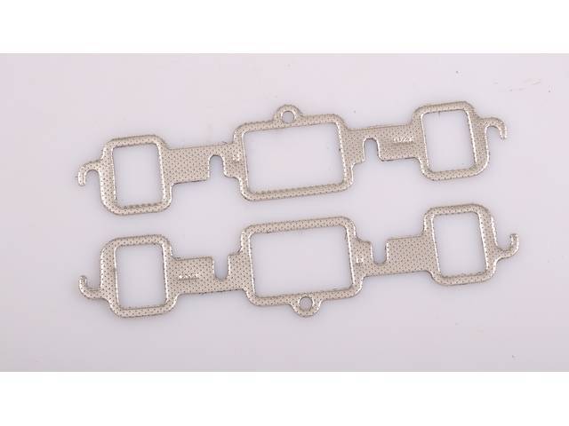 Exhaust Manifold Gasket Set, w/ 1-9/16 X 2-1/8 inch end ports, Fel Pro reproduction