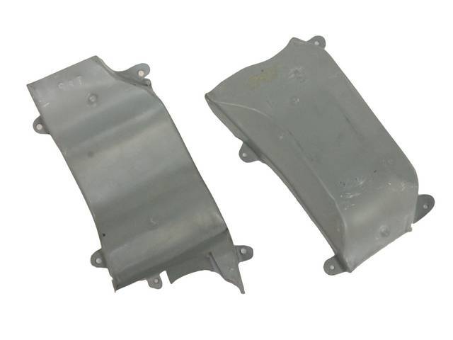 COVER / SHROUD SET, Crossover, use w/ Pontiac Ram Air or HO intakes, surrounds intake crossover and directs heat from crossover to air cleaner, repro