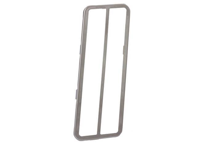 BEZEL, Accelerator Pedal Trim, Polished Stainless Steel, Repro