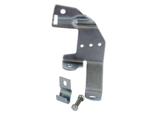 Accelerator Control Cable Mounting Bracket, stamped *9779969*, reproduction for (65-66)