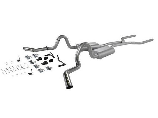 Exhaust System, Dual, 3 Inch Aluminized, Flowmaster American Thunder   ** Limited 3 Year Warranty **
