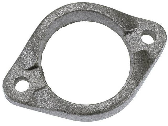 Exhaust Pipe to Manifold Flange, 2 bolt, RH or LH, reproduction