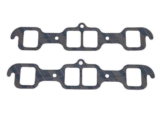 Gasket Set, Exhaust Header, 1.56 inch x 1.95 inch, Fel Pro, Perforated Steel Core w/ anti-stick backing