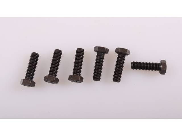 Exhaust Pipe to Manifold Fastener Kit, 6-pc OE Correct AMK Products reproduction