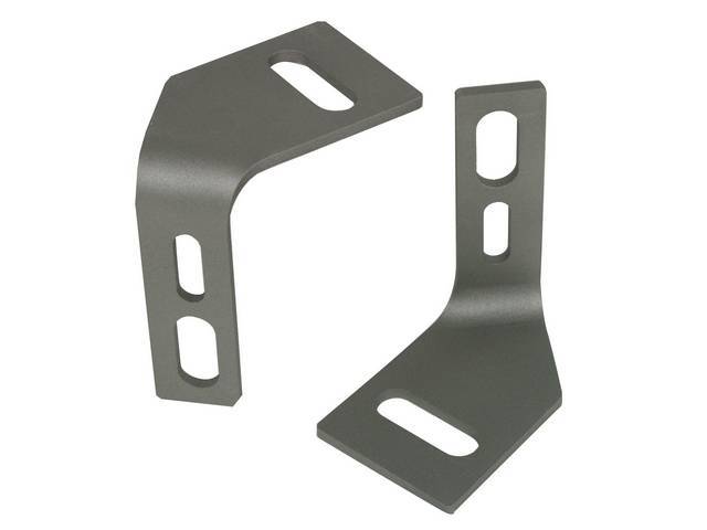 BRACKET SET, Tail Pipe Support to Frame, bolt to the frame rail and supports p/n C-3706-410AP, repro