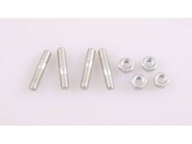 Rochester 2 Barrel Carburetor Fastener Kit, 8-pc kit includes studs and nuts for (1971)