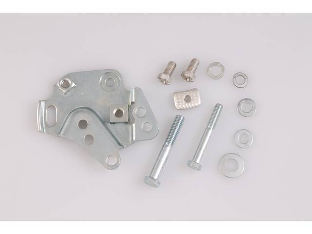 BRACKET KIT, SHIFTER MOUNTING, 4SM/T, Silver Zinc Plating, INCL All Fasteners Required To Install The Shifter, REPRO