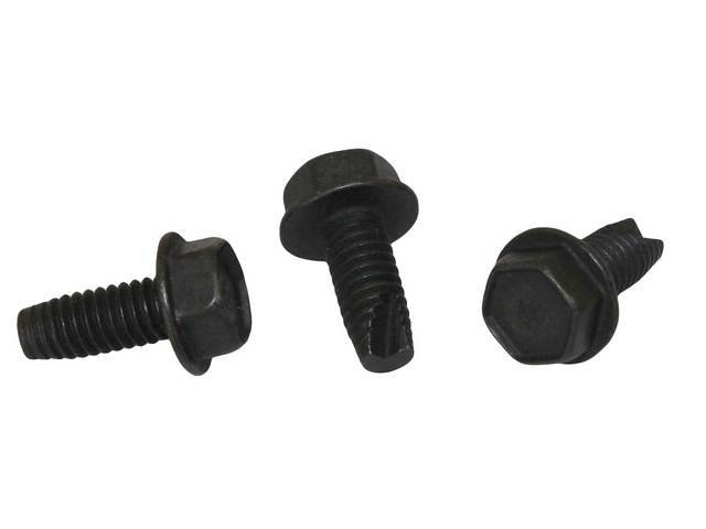 Clutch Bellcrank Bracket to Frame Fastener Kit, 3-pc screw kit for (70-72)