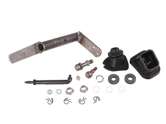 LINKAGE KIT, Clutch, incl parts between clutch fork and pedal (mostly GM parts exc bellcrank)