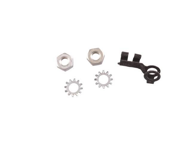 Kickdown Linkage Fastener Kit, PG, 5-piece kit, OE Correct AMK Products reproduction for (67-68)