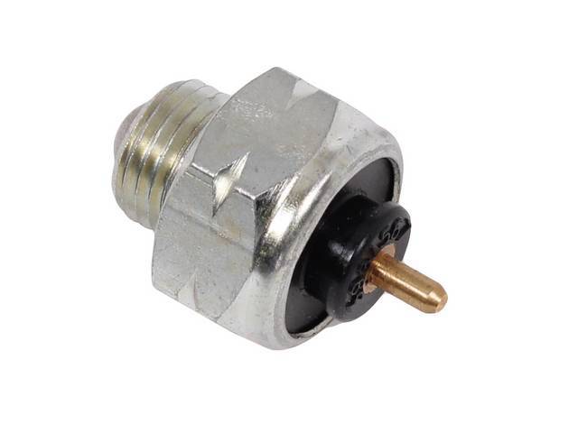 SWITCH, Transmission Control Spark, pin style, connects to transmission cover, advances timing after shifting into fourth gear, repro