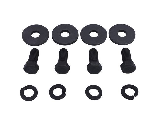 Fastener Kit, Transmission Mount, (12) incl bolts, flat washers and split washers