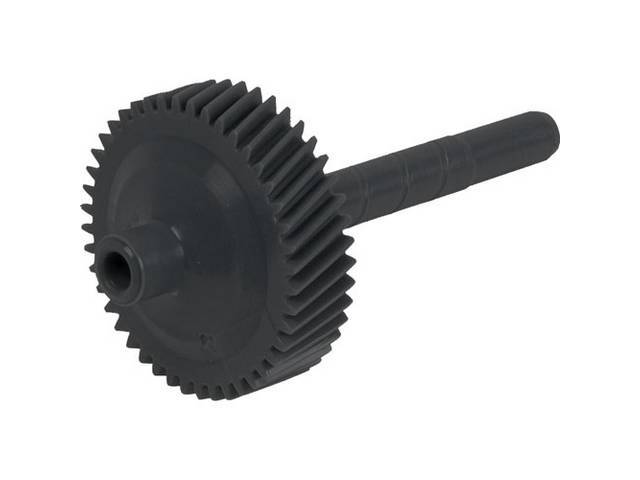 Speedometer Driven Gear, Black, 40 Tooth, reproduction