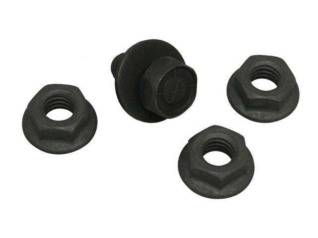 FASTENER KIT, Parking Brake to Dash, (4) incl HX CONI SEMS and 3 flange nuts