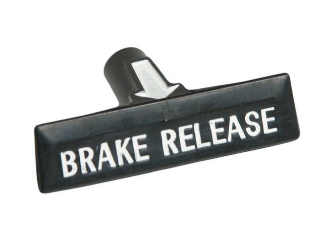 Parking Brake Release Handle, correct reproduction