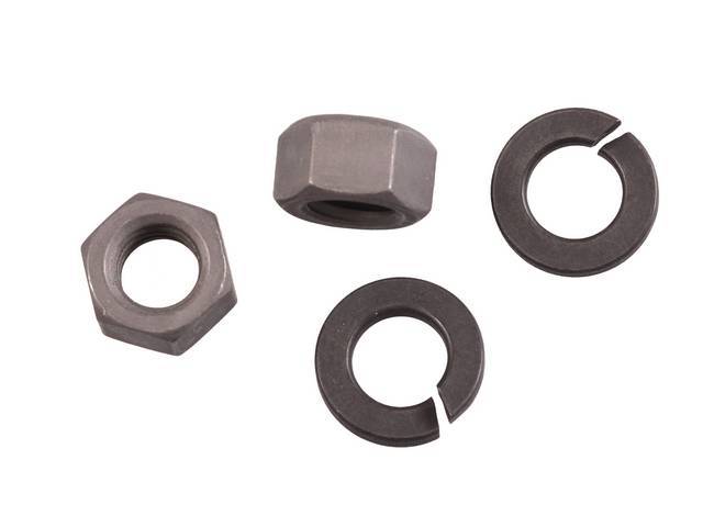 Brake Pedal Support Fastener Kit, 4-pc kit includes washers and nuts for (64-69)