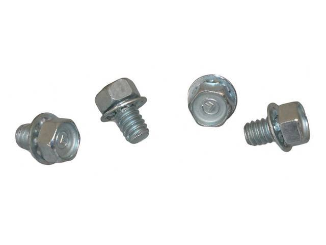 Wheel Cylinder Fastener Kit, 4-pc OE Correct AMK Products reproduction for (67-81)